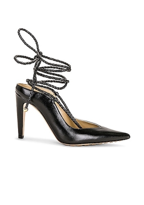 Bottega Veneta Lace Up Pumps in Black - Black. Size 37.5 (also in 36, 38, 38.5).