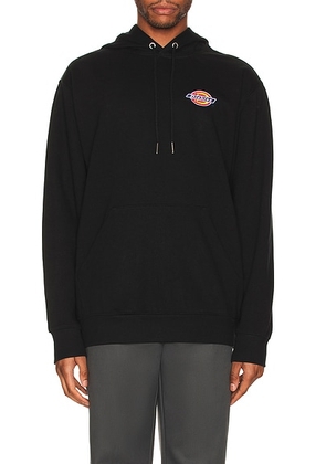 Dickies Chest Hit Logo Hoodie in Black - Black. Size L (also in M, S).
