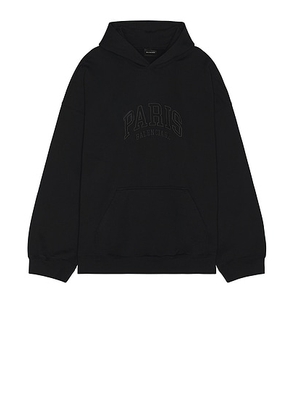 Balenciaga Wide Fit Hoodie in Black - Black. Size 3 (also in 2).