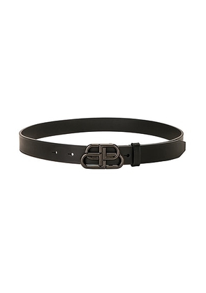 Balenciaga Bb 25 Belt in Black - Black. Size 65 (also in 60, 70).