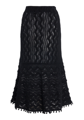 Jil Sander Cotton Crochet Skirt - Moda Operandi