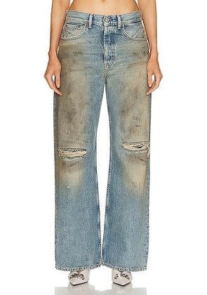 Acne Studios 2021 Loose Fit Jeans in Mid Blue - Blue. Size 28 (also in 29).