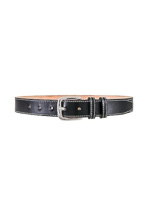DEHANCHE Louison Belt in Black & White - Black. Size M (also in L, XS).