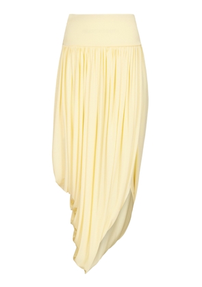 ALAÏA Twisted Jersey Midi Skirt - Moda Operandi