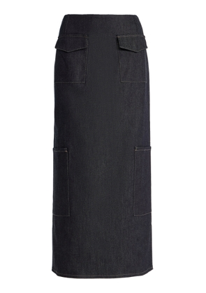 Alfie Exclusive Valletta Denim Maxi Skirt - Moda Operandi