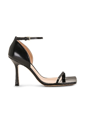 Bottega Veneta Stretch Sandal in Black - Black. Size 35.5 (also in 35, 36, 37.5, 38.5, 39).