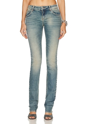 Blumarine Baggy Jeans in Allure - Denim-Medium. Size 38 (also in ).