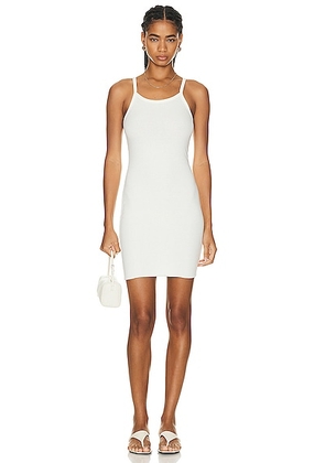 Eterne Tank Mini Dress in Cream - Ivory. Size M (also in S, XS).