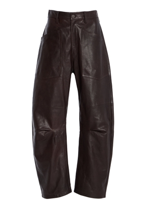 NILI LOTAN Shon Leather Pants - Moda Operandi