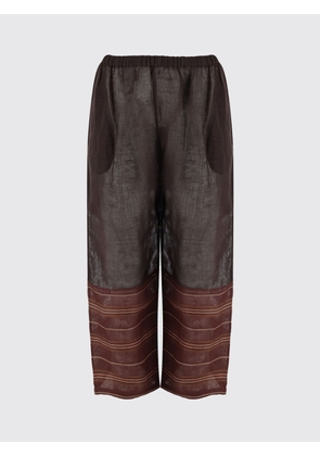 Pants TORY BURCH Woman color Brown