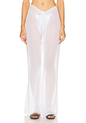 Bananhot Tommy Pant in White - White. Size XL (also in L).