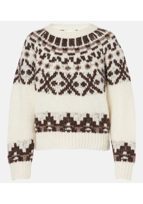 Frame Fair Isle alpaca-blend sweater