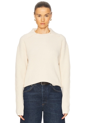 Aya Muse Keri Top in Cream - Cream. Size M (also in L, S).