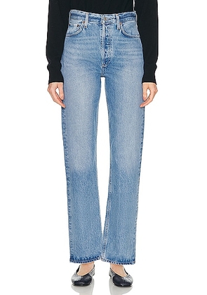 AGOLDE 90's Pinch Waist Straight Jeans in Infinite - Denim-Light. Size 29 (also in 30, 31, 32, 33, 34).