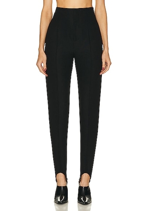 Bottega Veneta Structured Double Melange Trousers in Black - Black. Size 34 (also in 38, 42).