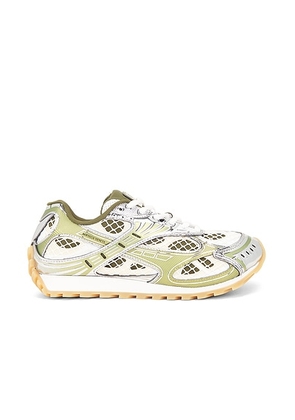 Bottega Veneta Orbit Sneaker in Mud & White - Cream. Size 42 (also in 41, 43, 44, 45).