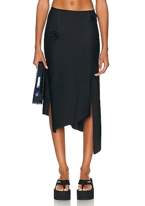Coperni Flower Skirt in Black - Black. Size XS (also in ).