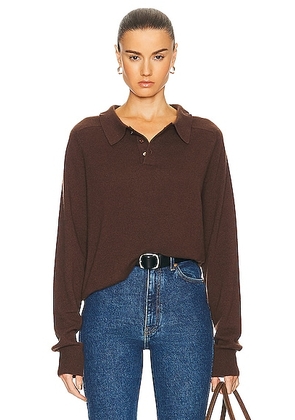 Eterne Brady Sweater in Chocolate - Chocolate. Size XL (also in L/XL).