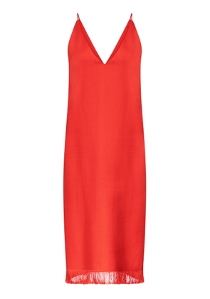 FFORME Bella Satin Midi Slip Dress - Moda Operandi
