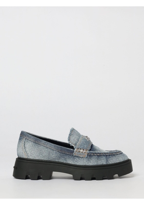 Loafer MARC JACOBS Woman color Denim