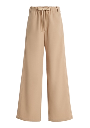 Sanderlak Drawstring Wool-Blend Twill Wide-Leg Pants - Moda Operandi