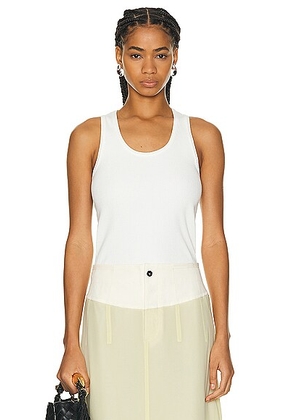 Bottega Veneta Tank Top in Chalk - White. Size M (also in L, XS).