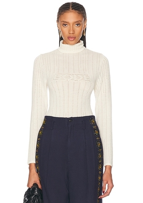 BODE Louise Pullover in Cream - White. Size M (also in L, XS).