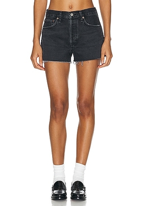 AGOLDE Parker Short in Bewitched - Black. Size 28 (also in 29).