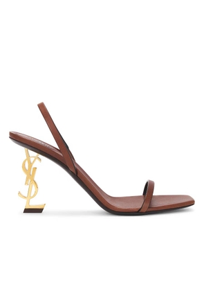 Saint Laurent Womens Opyum 85 Slingback Sandals
