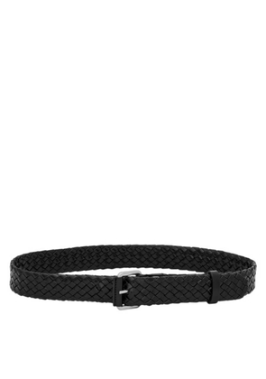 Saint Laurent Woven Leather Motorcycle Belt