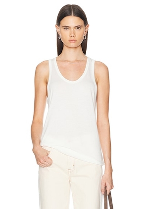 Eterne Loose Tank Top in Ivory - Ivory. Size XL (also in L).
