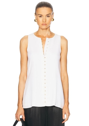 Adam Lippes Nazra Top in Ivory - Ivory. Size 2 (also in 0, 4, 6).