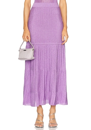 Adam Lippes Long Skirt in Ultraviolet - Lavender. Size S (also in M, XS).