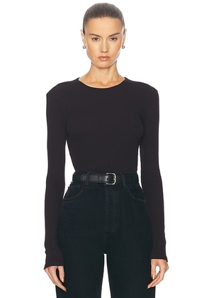 AGOLDE Nova Tee in Americano - Brown. Size XS (also in ).