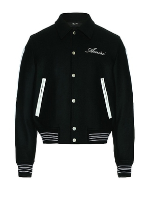 Amiri Bones Jacket in Black & White - Black. Size XL/1X (also in ).