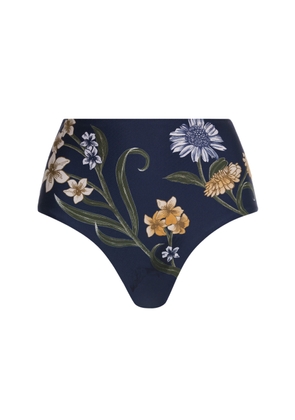 Agua by Agua Bendita Magenta Floral Bikini Bottom - Moda Operandi