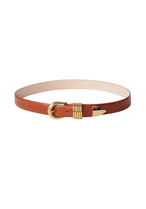 DEHANCHE Hollyhock Belt in Terre & Gold - Brown. Size S (also in M, XL).