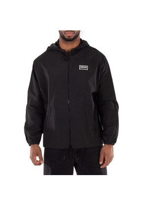 Kenzo Drawstring Logo-Patch Windbreaker Jacket