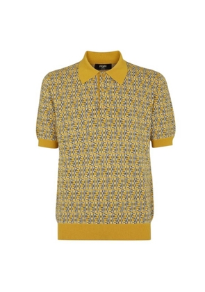 Fendi FF Labyrinth Intarsia Polo Shirt