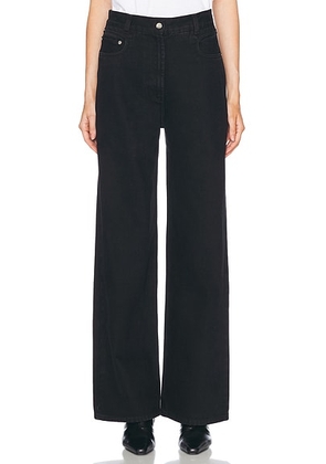 Beaufille Elipse Wide Leg Jeans in Black - Black. Size 26 (also in 27, 29).