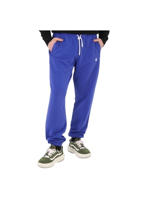 Marcelo Burlon Mens Cross Logo-Print Cotton Track Pants