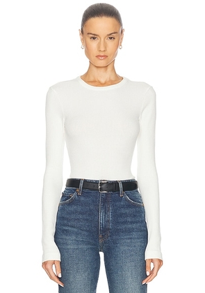 Citizens of Humanity Bina Tee in Pashmina - White. Size S (also in ).