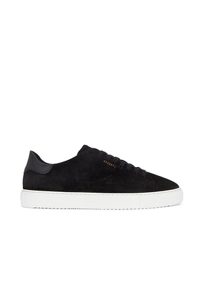 Axel Arigato Clean 90 Suede Sneaker in Black & White - Black. Size 44 (also in 40).