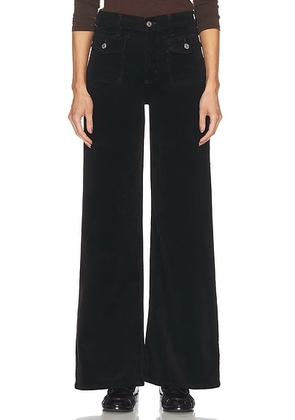 Citizens of Humanity Raven Patch Pocket Wide Leg Pant in Clove - Brown. Size 34 (also in ).