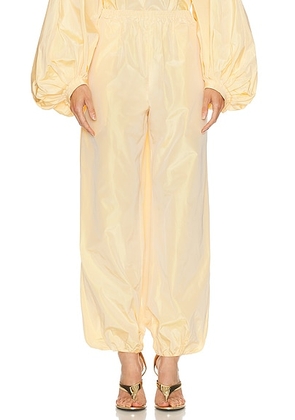 ALAÃA Balloon Pant in Jaune Clair - Yellow. Size 42 (also in 40).