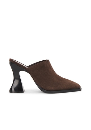 Bottega Veneta Cha Cha Mule Pump in Fondant - Chocolate. Size 39 (also in 36, 41).