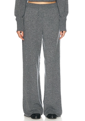 EAVES Hansen Wool Cashmere Pant in Dark Heather Grey - Grey. Size M (also in L, S, XL, XS, XXS).