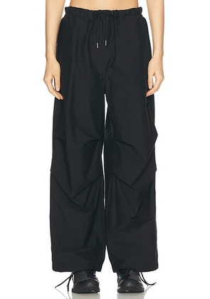 Acne Studios Parla Casual Trouser in Black - Black. Size 40 (also in 38, 42).