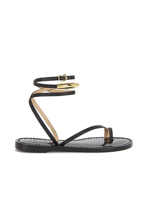 Amanu The Kalahari Sandal in Black - Black. Size 11 (also in 6, 7, 8, 9).