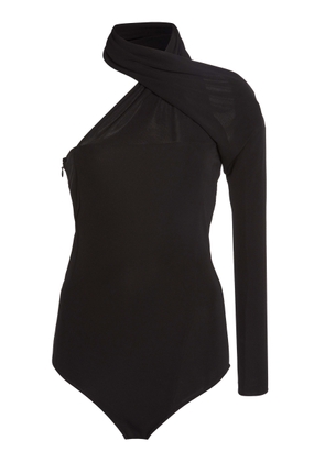 Courrèges Asymmetric Twisted Knit Bodysuit - Moda Operandi